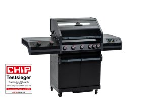 Grillfürst Independence P530E Smart Grill - mit WLAN-Modul, XXL Infrarotbrenner, Heckbrenner und Edelstahlrosten - Hover