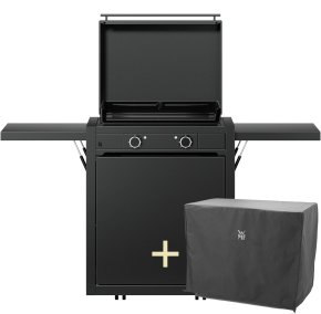 WMF Elektro Plancha Grill - Edition One, 60 cm - inkl. Planchawagen, Planchadeckel und Abdeckhaube