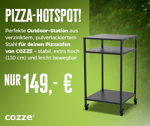 Pizzaofen Tisch