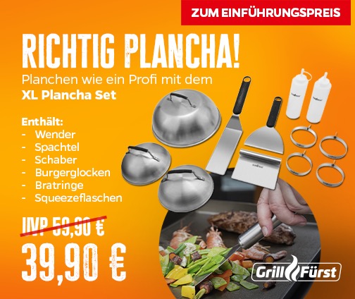 Grillfürst Set für Planchas