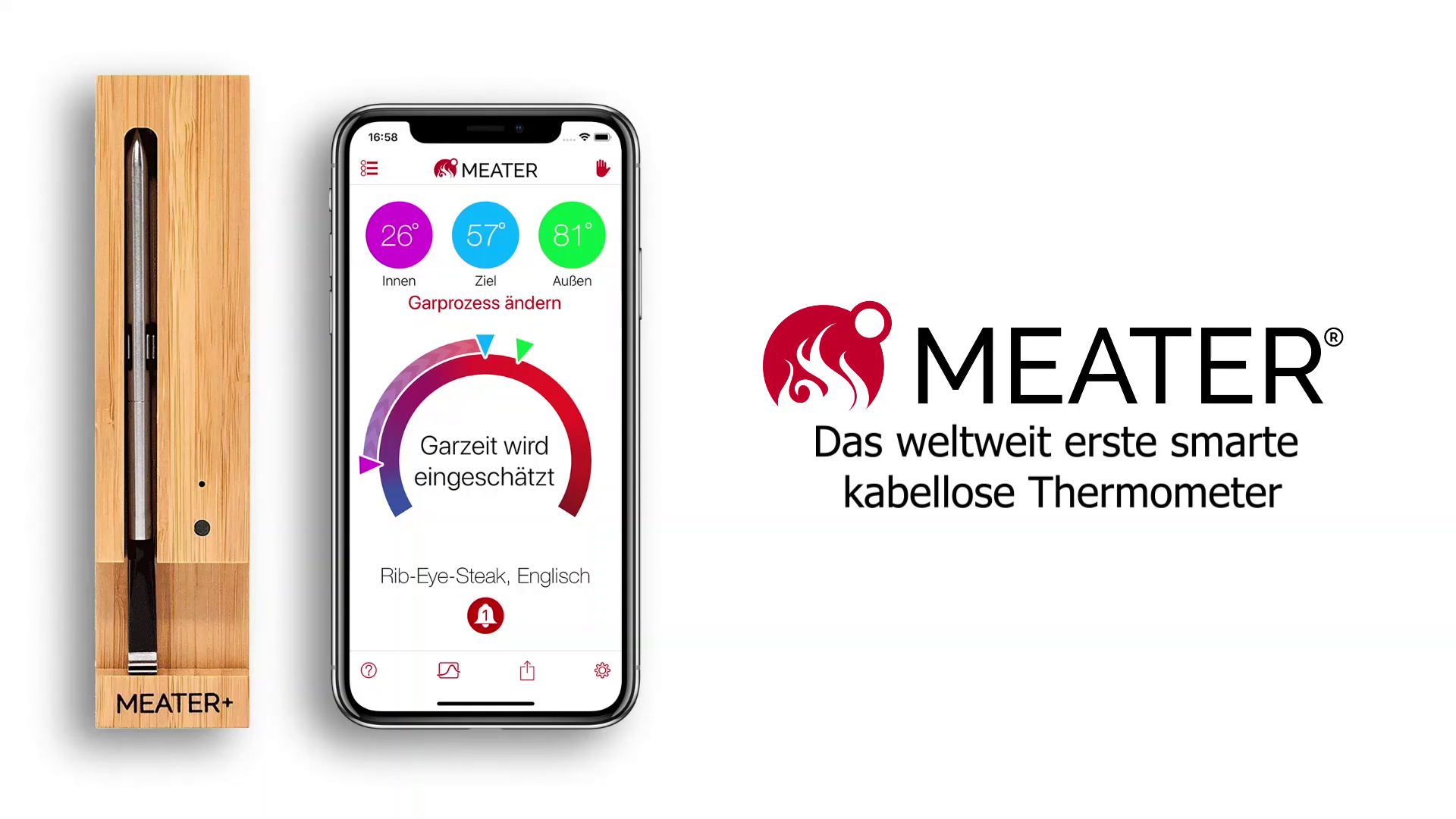 Meater - das kabellose WLAN Grillthermometer / Bluetooth